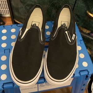 Black Slip On Vans